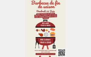 BBQ &amp; TOURNOI de fin de saison